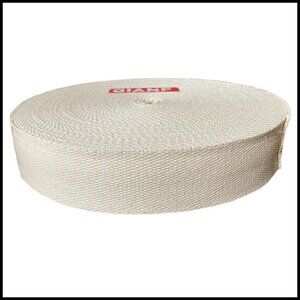 Natural Cotton Webbing for Bag Straps Belts DIY Crafts Sewing Supplies